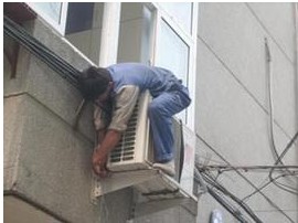 合肥綠都花園空調(diào)外機(jī)搬家卸裝